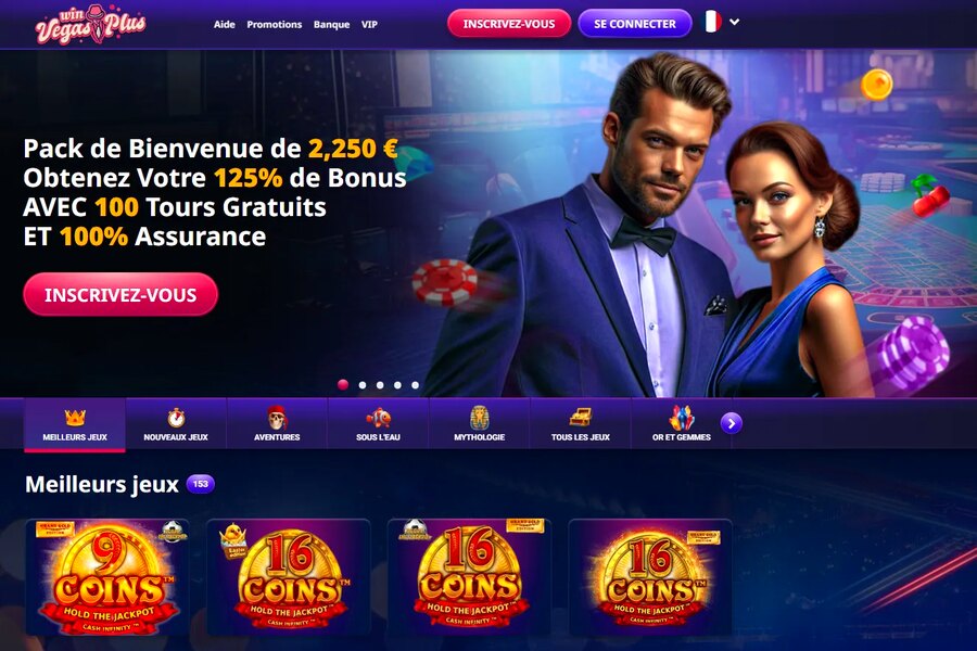 Win Vegas Plus Casino : Codes Promo Exclusifs